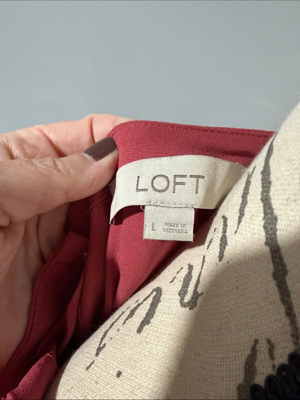LOFT Rose Pink Short Sleeve Blouse